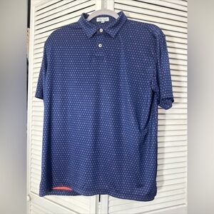 PETER MILLAR YOUTH GOLF PERFORMANCE POLO SHIRT YOUTH X-LARGE SKULL PURPLE